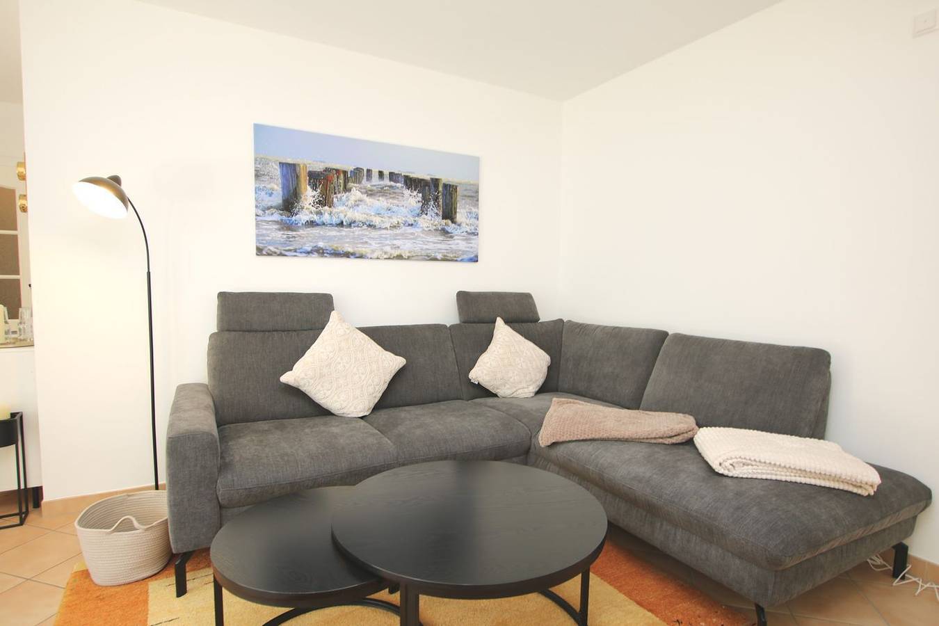 Ganze Wohnung, Ferienwohnung in Wyk/ Südstrand mit ca. 60m² und 3- Zimmern in der Hochpaterre in Wyk auf Föhr (Stadt), Wyk auf Föhr