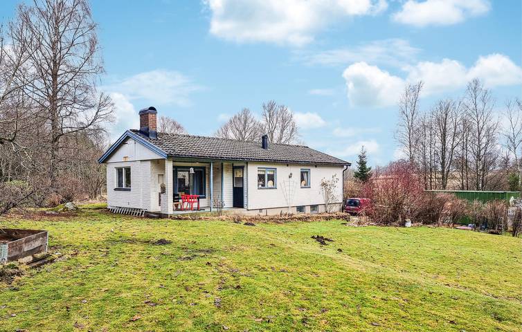 Ferienhaus für 5 Personen, mit Terrasse und Ausblick sowie Garten, mit Haustier