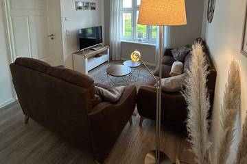 Ferienwohnung für 5 Personen, mit Terrasse und Garten in Habernis