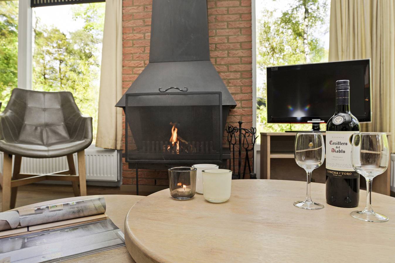 Bungalow für 4 Personen mit Balkon/Terrasse in Beekbergen, Veluwe