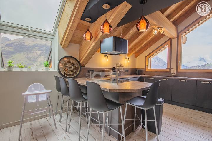 Gîte für 12 Personen, mit Terrasse in Französische Alpen - 3