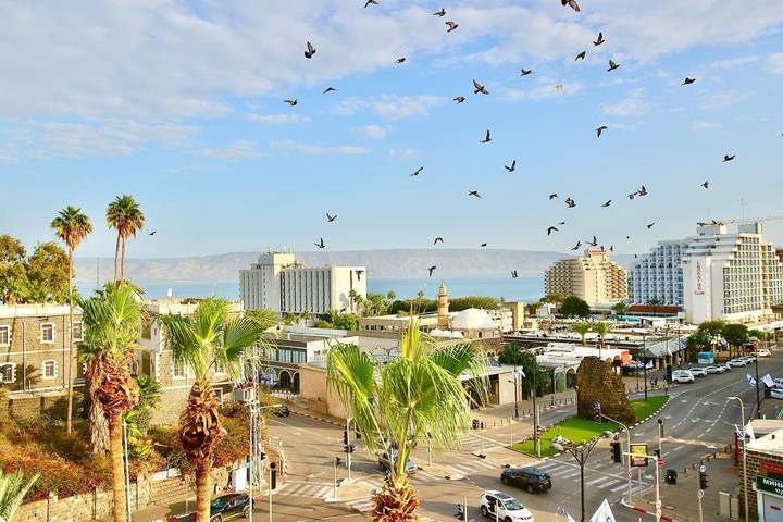 Hôtel pour 4 personnes, avec jardin et terrasse à Tibériade