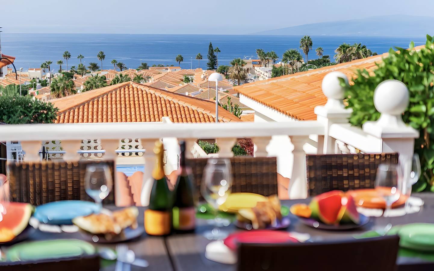 Villa de vacaciones 'Bella Villa In Callao' con vistas al mar, Wi-Fi y aire acondicionado in Sueño Azul, Adeje