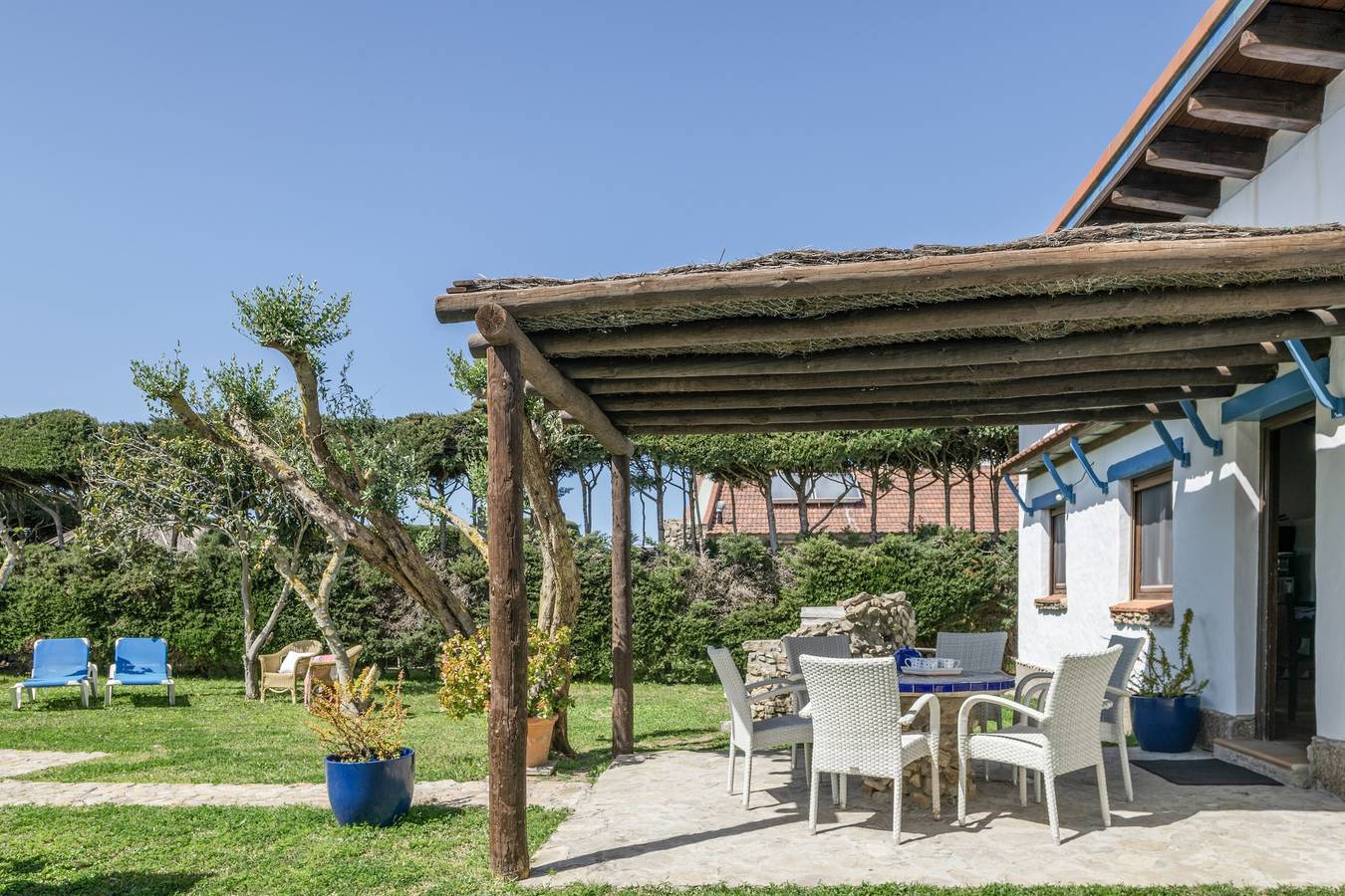Ferienhaus 'De Campo' mit Gemeinschaftspool, Wlan und Klimaanlage in Playa El Palmar, Vejer de la Frontera