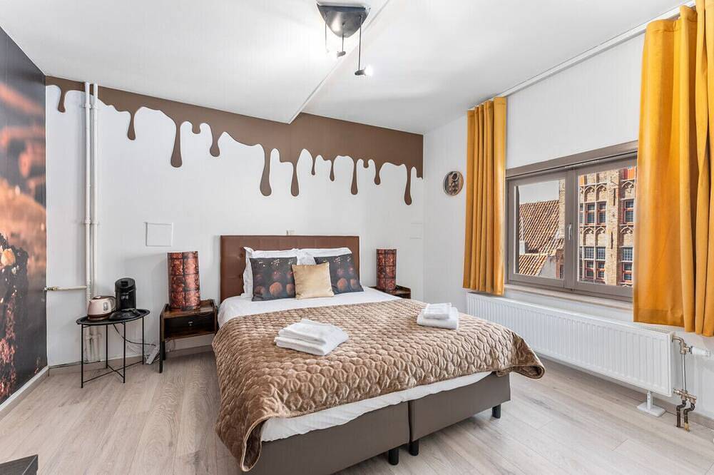 The brownie room by Willy Wonka's chocolate hotel! in Brügge, Westflandern