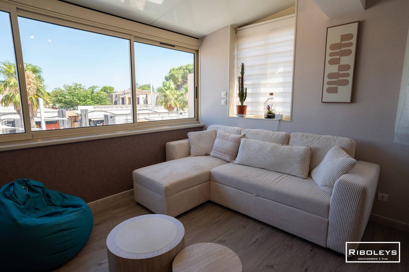 Appartement entier, Riboleys - T2 avec Wifi et clim à 300m de la mer in Vias Plage, Vias