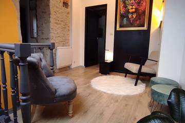 Gîte pour 4 personnes, avec piscine ainsi que jardin et terrasse à Meuilley