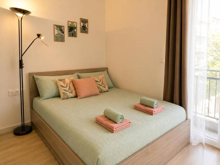 Gîte pour 3 personnes, avec terrasse, animaux acceptés dans Plage Fabron Bambou Nice