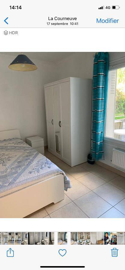 Gîte pour 4 personnes, avec terrasse et piscine à La Courneuve - 4