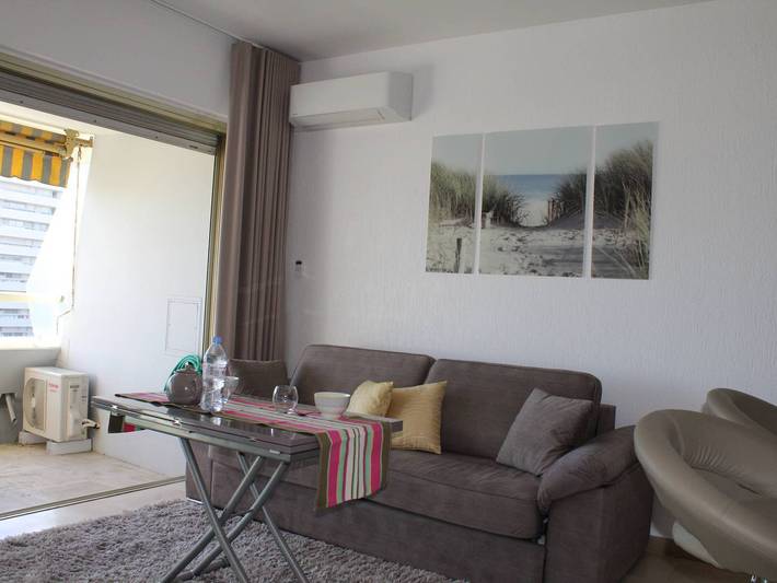 Ganze Wohnung, 2-Zimmer-Wohnung, 4 Schlafplätze, klimatisiert mit Parkplatz in Villeneuve-Loubet Plage in Villeneuve-Loubet Plage, Villeneuve-Loubet