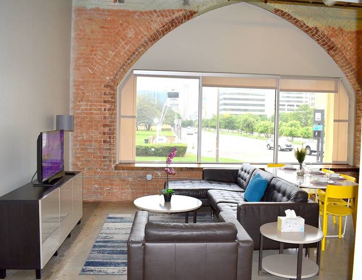 Apartamento de vacaciones para 6 personas, con balcón y piscina en Dallas
