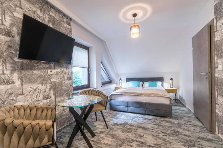 Ośrodek wypoczynkowy dla 2 osób, z widok i ogród oraz balkon w Karpacz