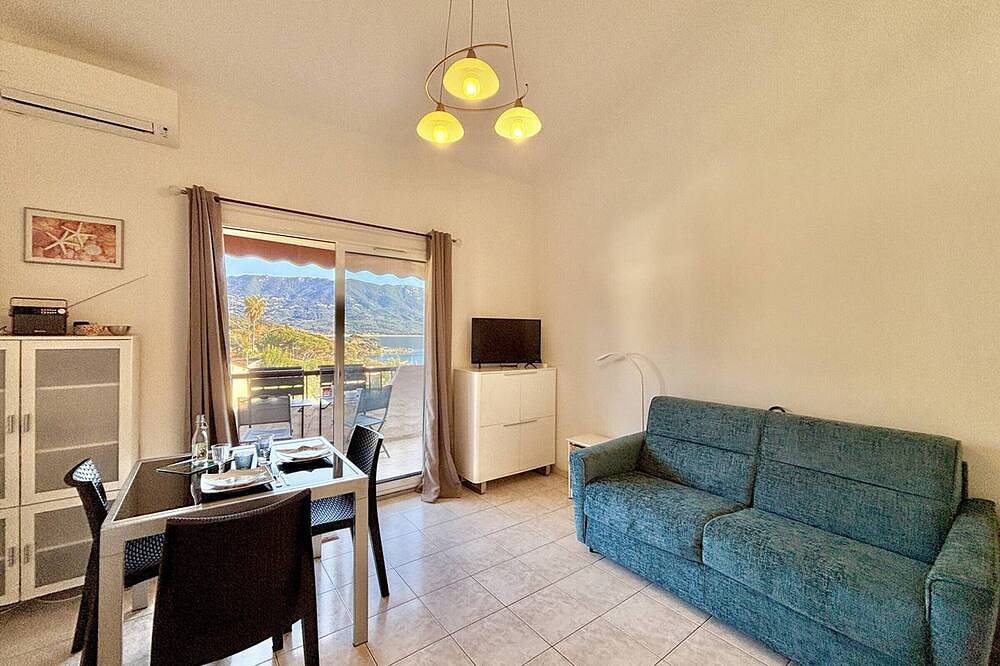 Appartamento intero, Studio with Ac, sea view - 2 guests in Casaglione, Ajaccio e dintorni