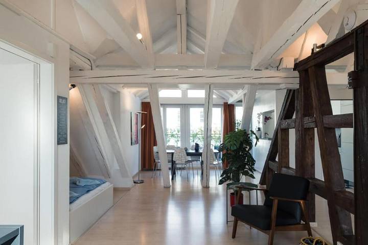 Gîte pour 5 personnes, avec vue sur le lac à Lucerne