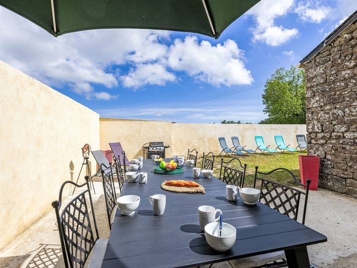 Maison de vacances pour 10 personnes, avec jardin et terrasse
