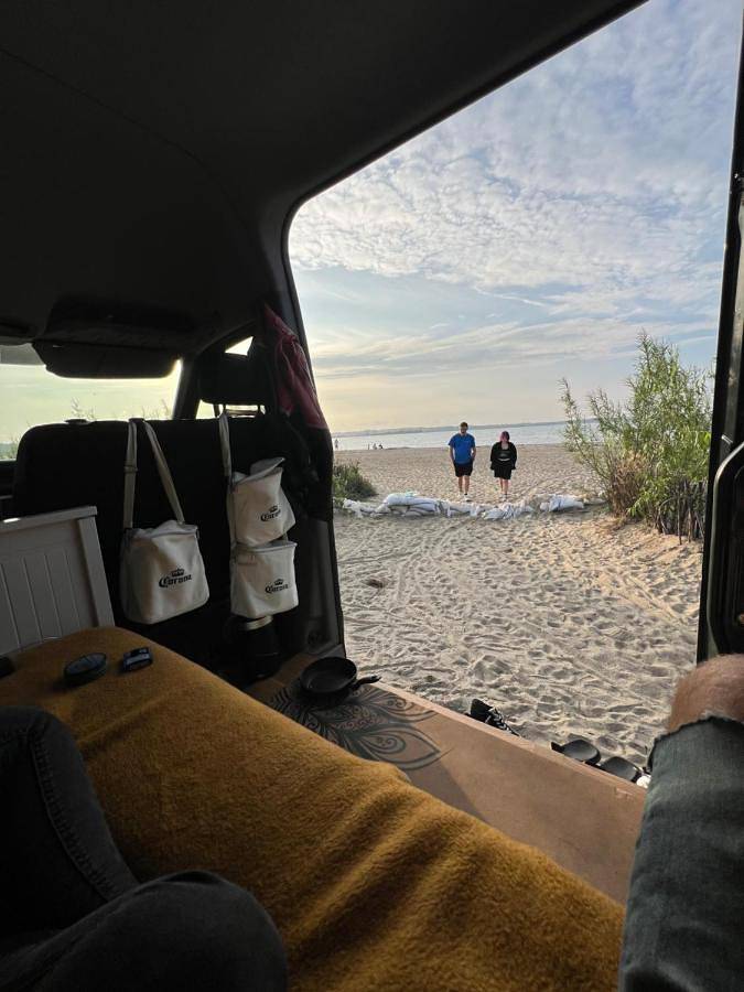 Camping für 3 Personen, mit Ausblick in Polnische Ostsee