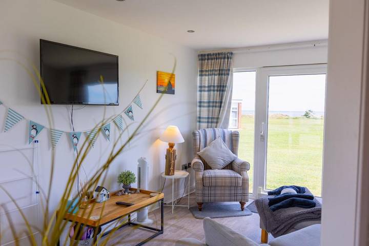 Chalet for 4 people, with Terrace and View in Winterton-on-Sea