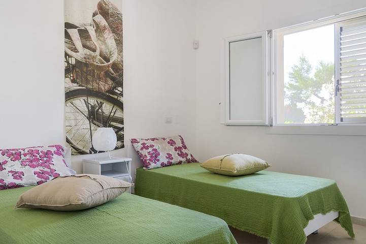 Salento Villa Emma - Hellblaues Apartment in Porto Cesareo, Golf von Tarent