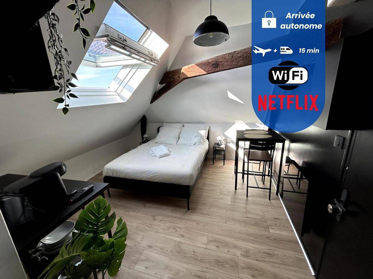 Appartement entier, Le Studio - Centre de Vertou, cosy et calme in Vertou, Région de Nantes