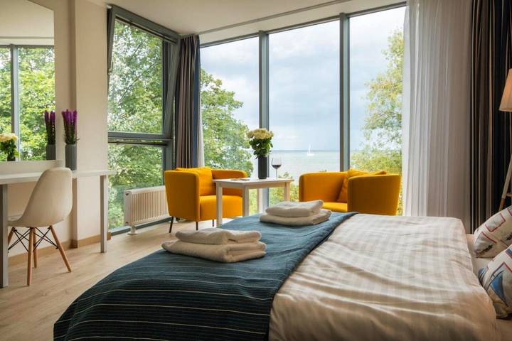 Ferienwohnung für 2 Personen, mit Ausblick
