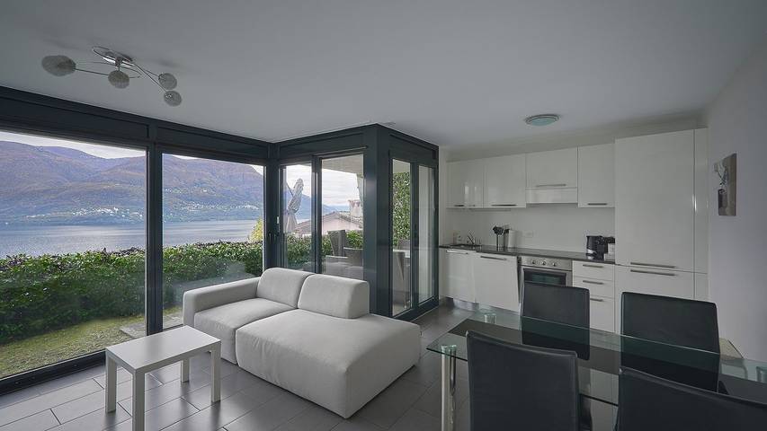 Ferienwohnung für 4 Personen, mit Garten in Brissago