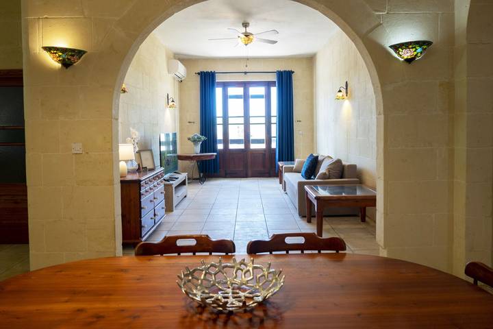 Ferienhaus für 6 Personen, mit Terrasse und Pool sowie Meerblick, kinderfreundlich in Gozo - 4