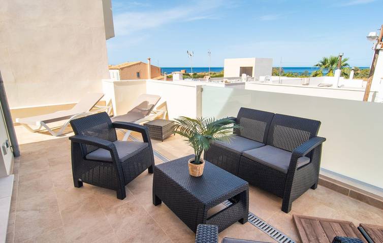 Oase am Meer: 180m² Wohnung mit Terrasse & BBQ in Colònia de Sant Pere, Artà