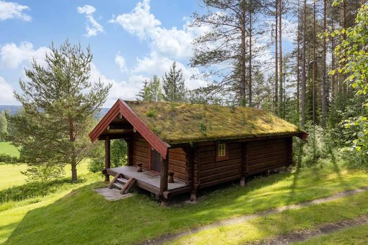 Camping for 4 personer, med Terrasse og Hage i tillegg til Utsikt i Østlandet