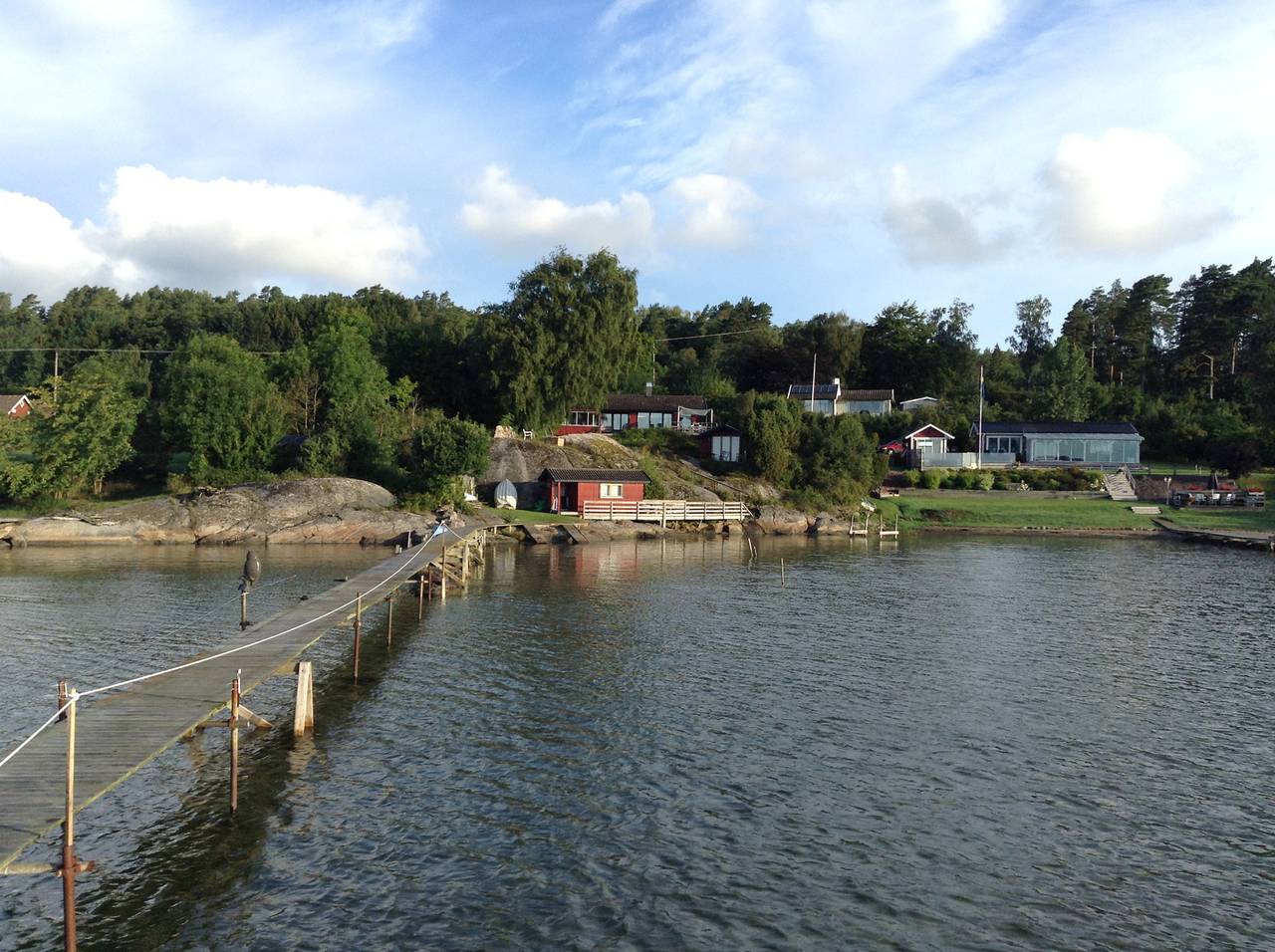 Urlaub am Wasser in einer schönen Bucht am Gullmarenfjord in Norra Västkusten