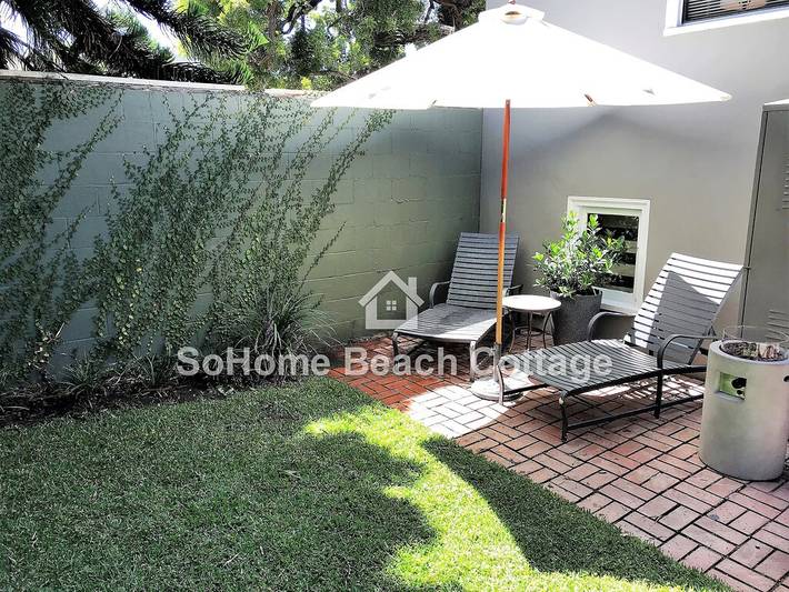 Vacation rental for 2 people, with yard and terrace in Redondo Beach