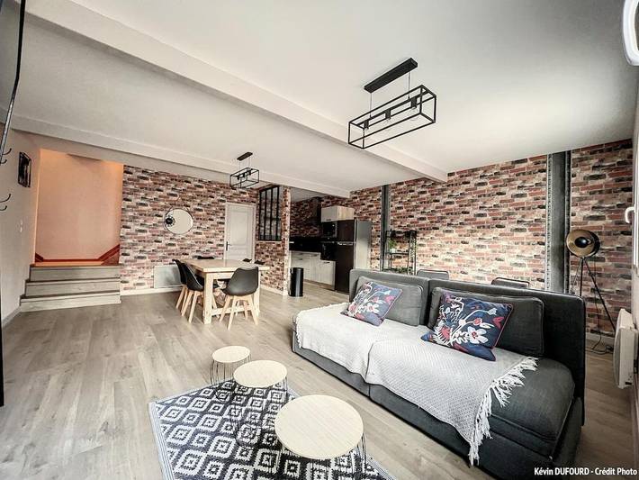 Appartement de vacances pour 6 personnes, avec piscine et terrasse