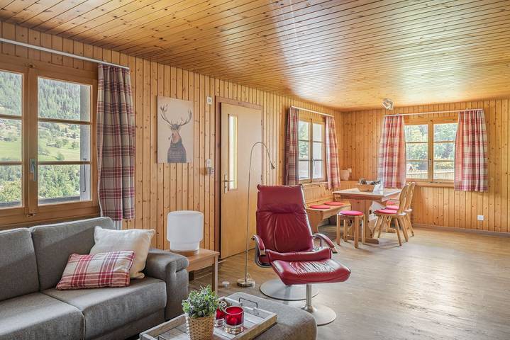 Gîte pour 5 personnes, avec terrasse et balcon/terrasse à Fiesch - 3