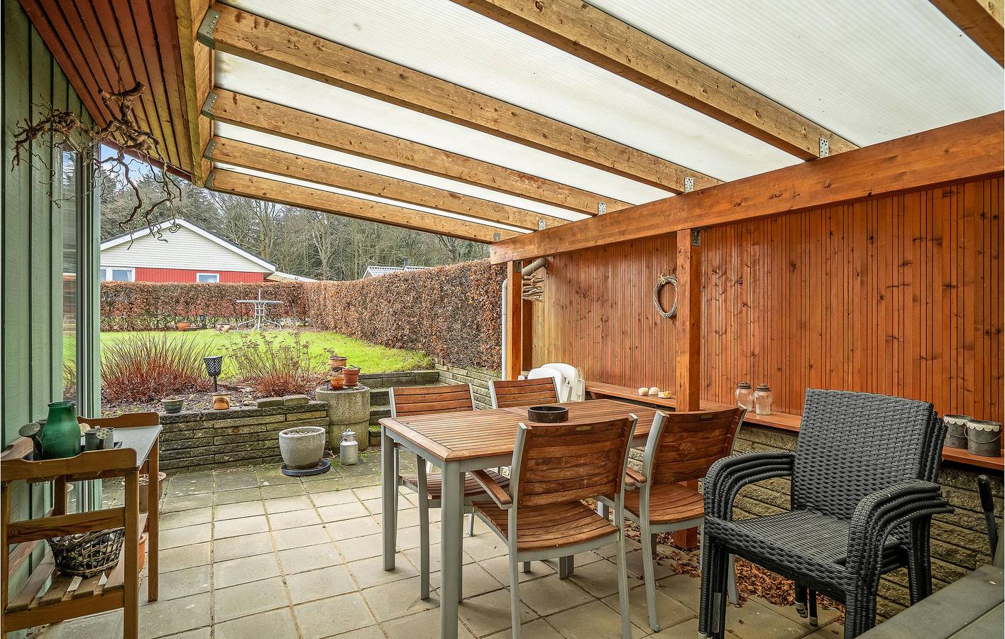 Vacation house for 4 people with yard in Bjert, Little Belt