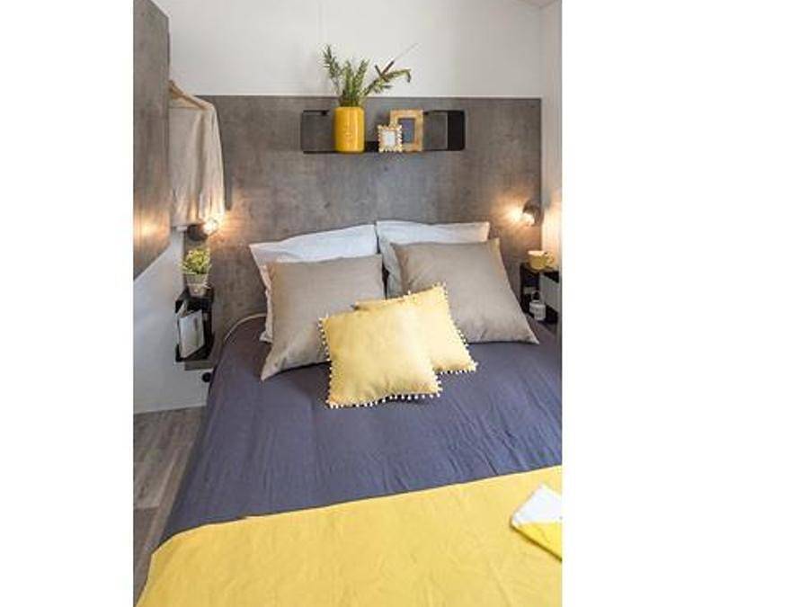 Camping L'Or Bleu - Mobilheim 2 personen - Mobilheim 1 Zimmer in Barrême, Alpes-de-Haute-Provence