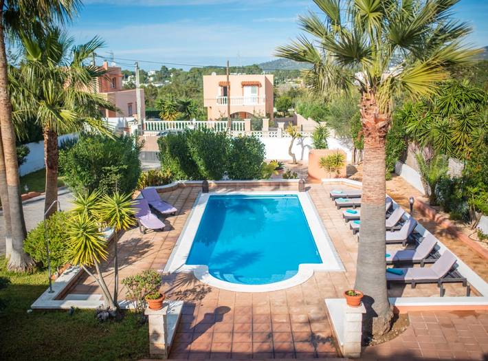Villa Can Petrus, con piscina y wifi gratis in Sant Antoni de Portmany, Ibiza de l'Ouest