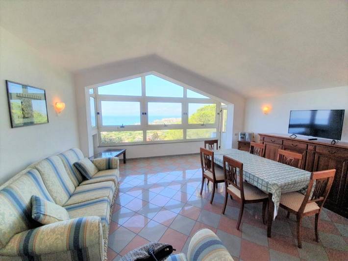 Ferienwohnung für 5 Personen, mit Balkon und Terrasse sowie Ausblick