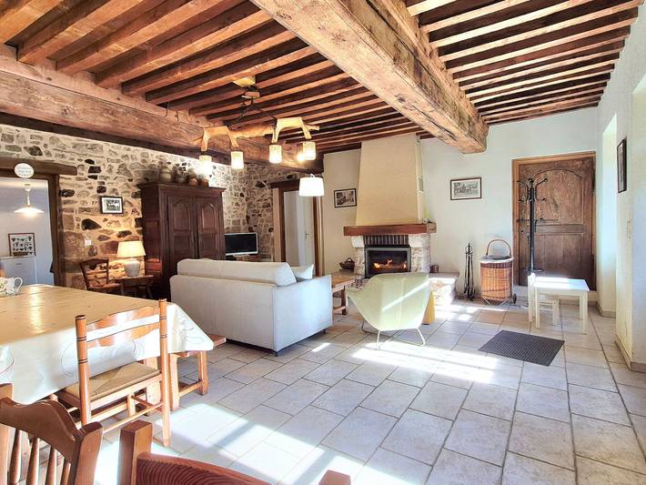 Geräumiges Ferienhaus im Herzen von Saint-Brisson in Saint-Brisson, Naturpark Morvan