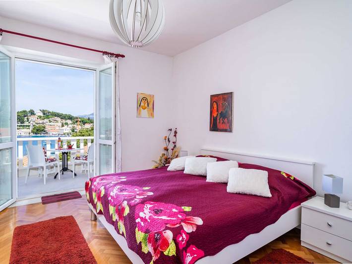 Apartment for 2 people, with Balcony and Garden in Cavtat