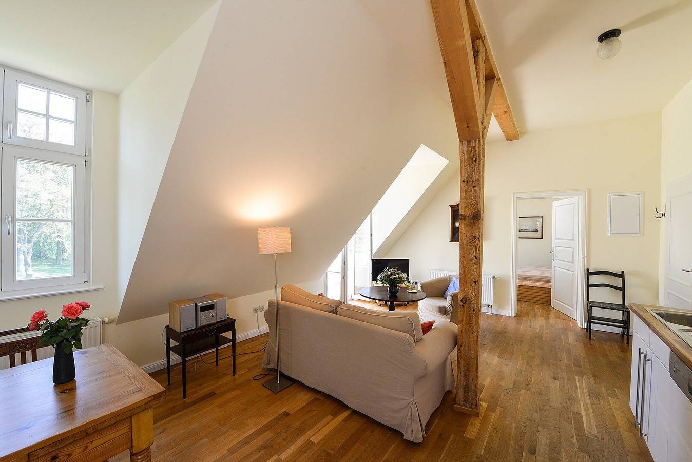 Ganze Wohnung, Ferienwohnung "Gut Grubnow Rügen - 6" mit Privatem Garten, Balkon und Wlan in Neuenkirchen (Rügen), Rügen