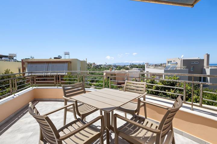 Apartamento entero, Apartamento de vacaciones para 4 personas con balcón in Daratsos, Region de Chania