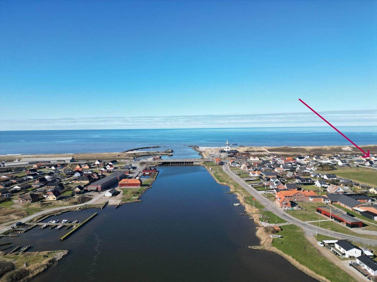 Feriehus for 4 personer med have in Thorsminde, Nissum Fjord