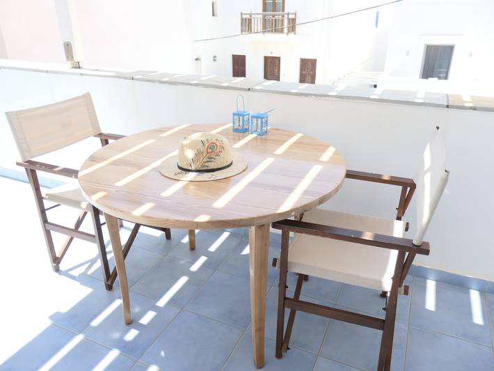 Studio für 3 Personen, mit Meerblick und Ausblick sowie Balkon auf Naxos - 4