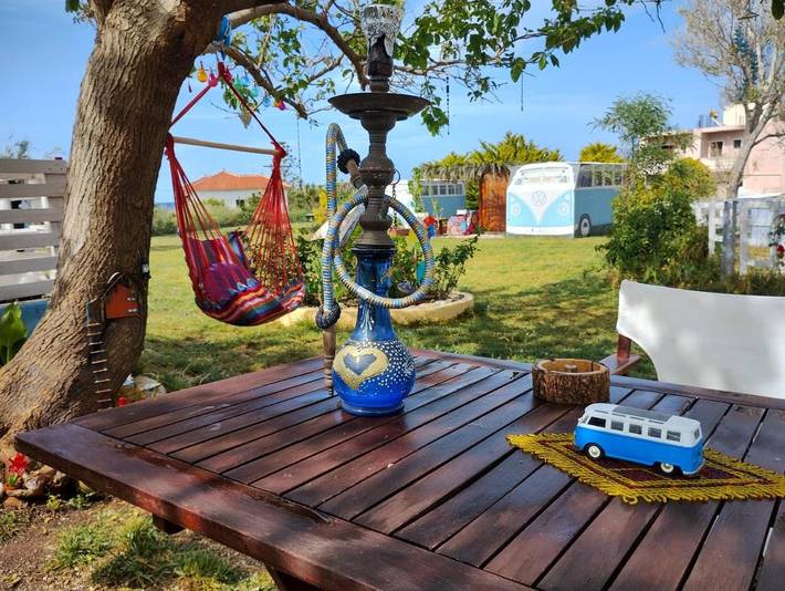Camping für 2 Personen, mit Terrasse und Ausblick sowie Garten auf Kreta - 3