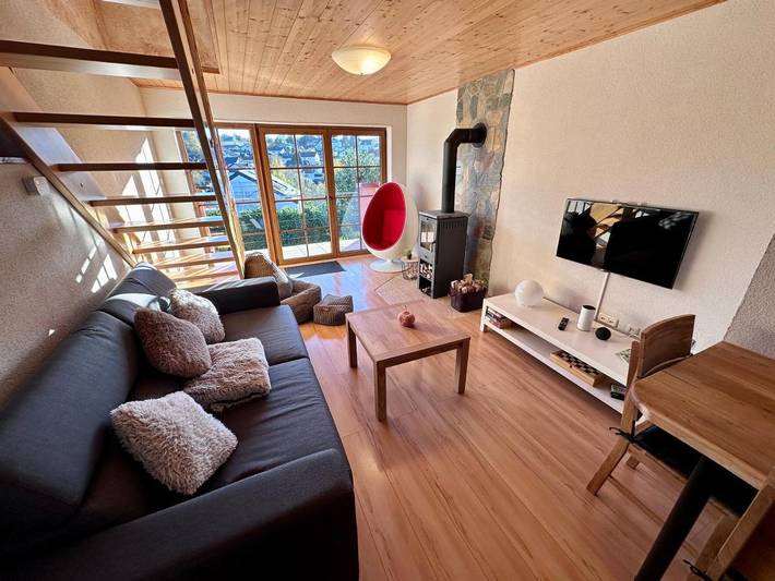Ferienwohnung für 4 Personen, mit Balkon und Ausblick