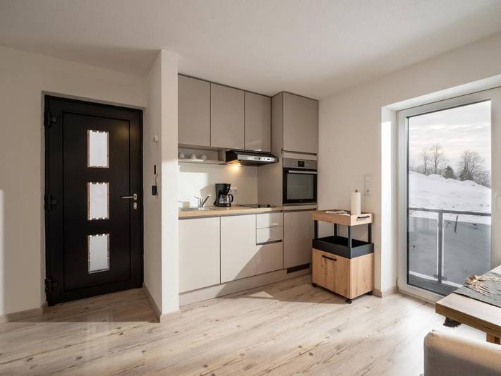 Ferienwohnung für 4 Personen, mit Garten und Ausblick