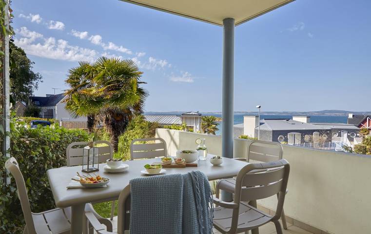 Appartement de vacances pour 6 personnes, avec Terrasse ainsi que Jardin et Piscine à Douarnenez
