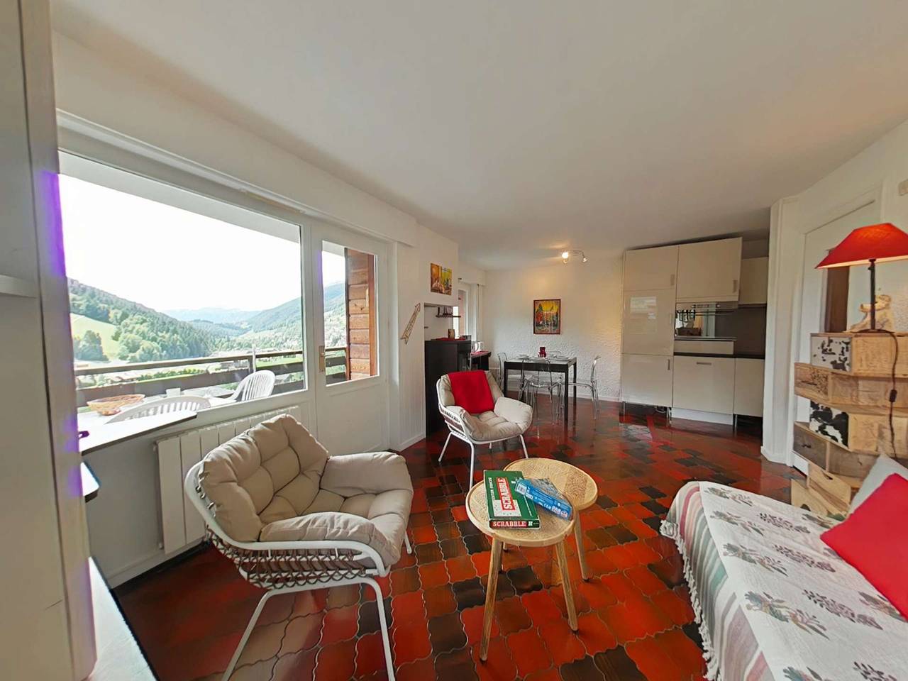 Geheel appartement, 3-room apartment, sleeps 6, Grand Bornand in Le Grand-Bornand, Annecy en omgeving