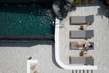 Ferienhaus für 13 Personen, mit Garten auf Santorin