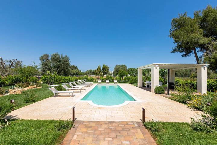 Ferienhaus für 11 Personen, mit Garten und Pool in San Vito dei Normanni
