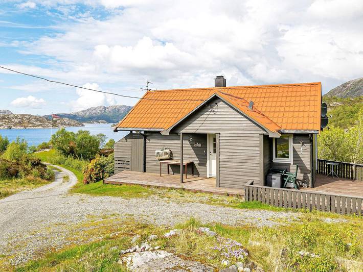 Ferienhaus für 6 Personen, mit Terrasse, kinderfreundlich am Fjord (Norwegen)